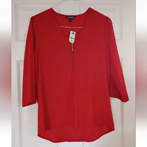 Express Women’s Red Blouse – Size Medium – NEW